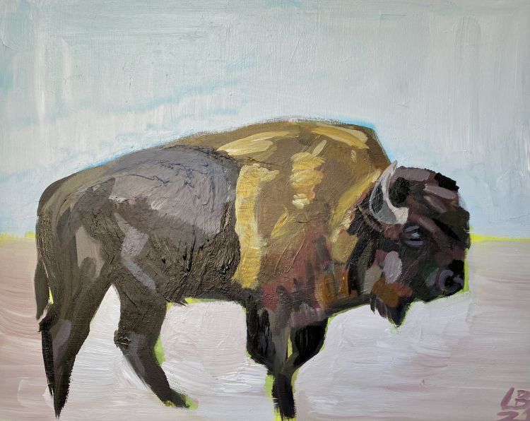 Lisa Bostwick | Winter Bison @ Visions West Contemporary :: Work ...